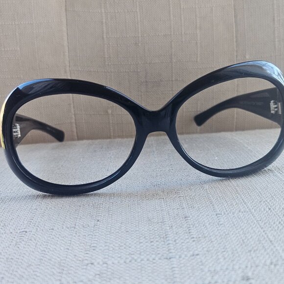 Isaac Mizrahi Ladies Sunglasses Frame Black IM201 BLKSMK  Eyeglasses 56[]17 130 - Picture 2 of 15
